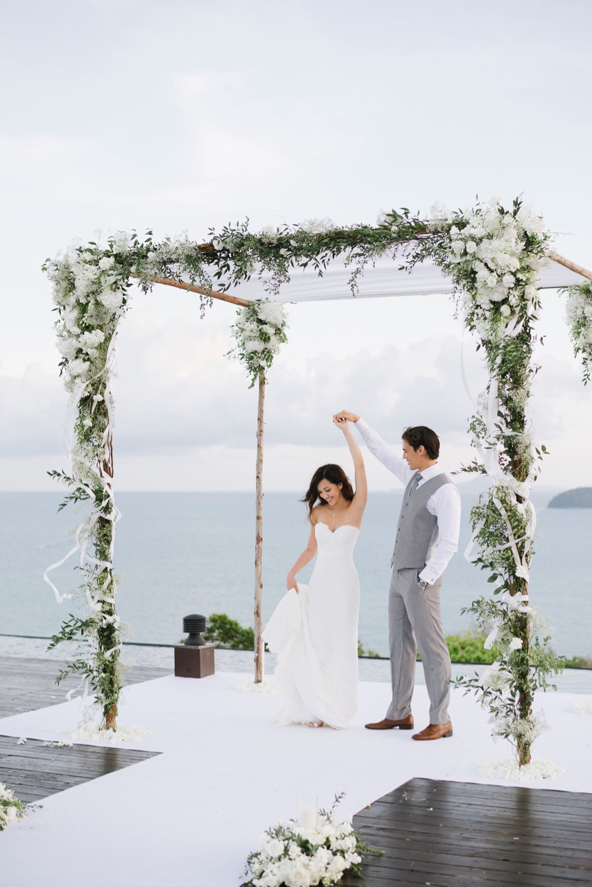 wedding, thailand, phuket, featured, destination-weddings - Lesley & Ben Gorgeous Simple Wedding Celebration In Phuket, Thailand