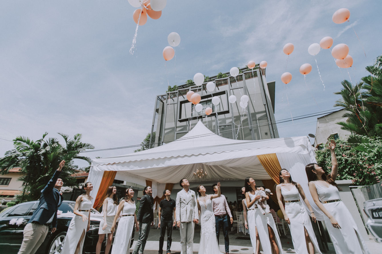 wedding, malaysia - Even distance couldn't keep them apart: Alex and Rachel