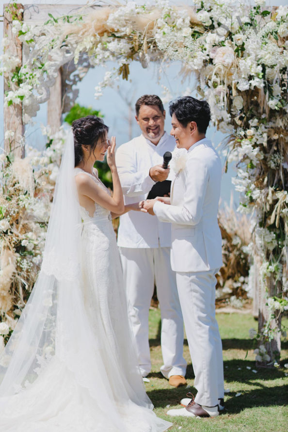 wedding, featured, celebrity, bali-wedding - Edwin Siu &amp; Priscilla Wong Celebrates Their Wedding in Bali In The Most Beautiful Way