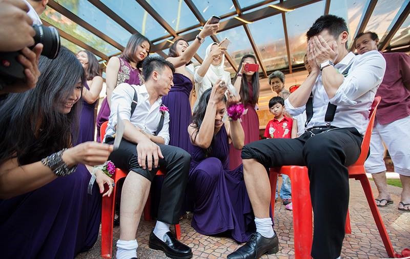 wedding, fun, etc - Top Painful 'Jip San Leong' Games To Make Groom's Men Cry