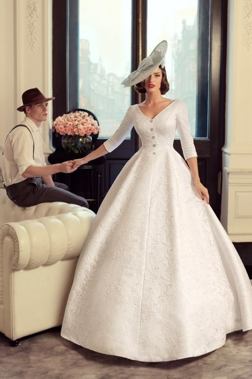 wedding-dresses, lookbook - 1920's classic bridal lookbook by Mulher Versus Moda