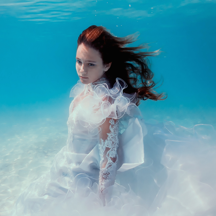 Ethereal Underwater Photos featuring Sacha Kalis wedding-photography, ideas, be-inspired - Ethereal Underwater Photos featuring Sacha Kalis