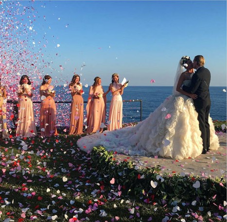 Giovanna Battaglia and Oscar Englebert's Lavish Wedding in Capri ideas, wedding, celebrity - Giovanna Battaglia and Oscar Englebert's Lavish Wedding in Capri