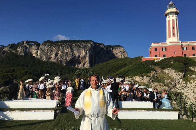 Giovanna Battaglia and Oscar Englebert's Lavish Wedding in Capri ideas, wedding, celebrity - Giovanna Battaglia and Oscar Englebert's Lavish Wedding in Capri