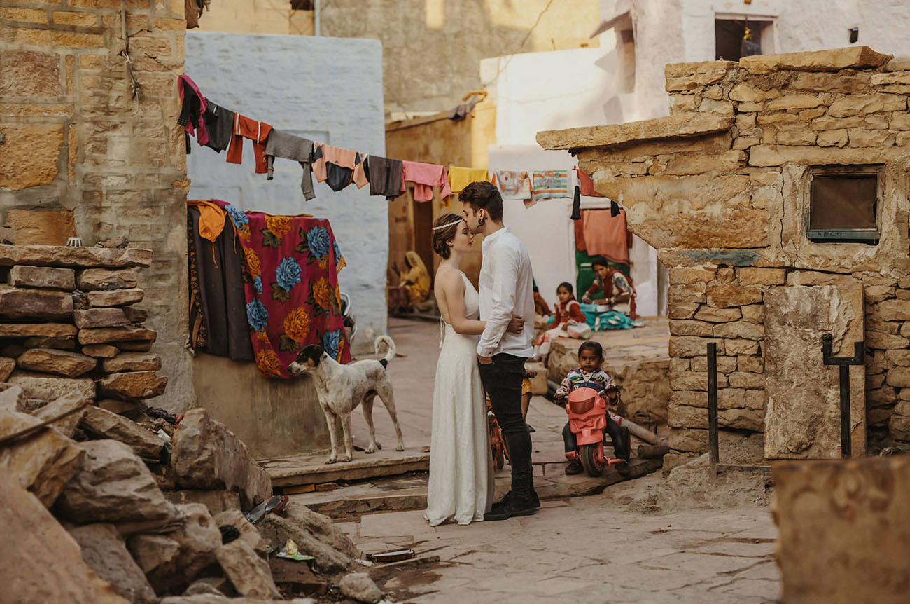 Nicole & Jordan's Intimate India Desert Wedding ideas, wedding, travel - Nicole & Jordan's Intimate India Desert Wedding