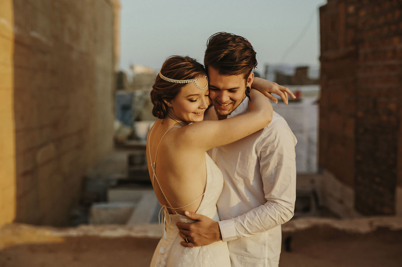 Nicole & Jordan's Intimate India Desert Wedding ideas, wedding, travel - Nicole & Jordan's Intimate India Desert Wedding