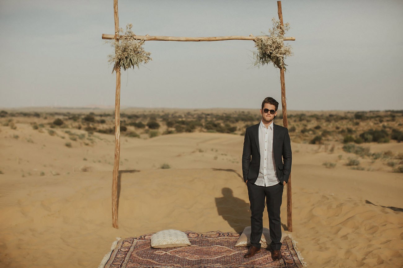 Nicole & Jordan's Intimate India Desert Wedding ideas, wedding, travel - Nicole & Jordan's Intimate India Desert Wedding
