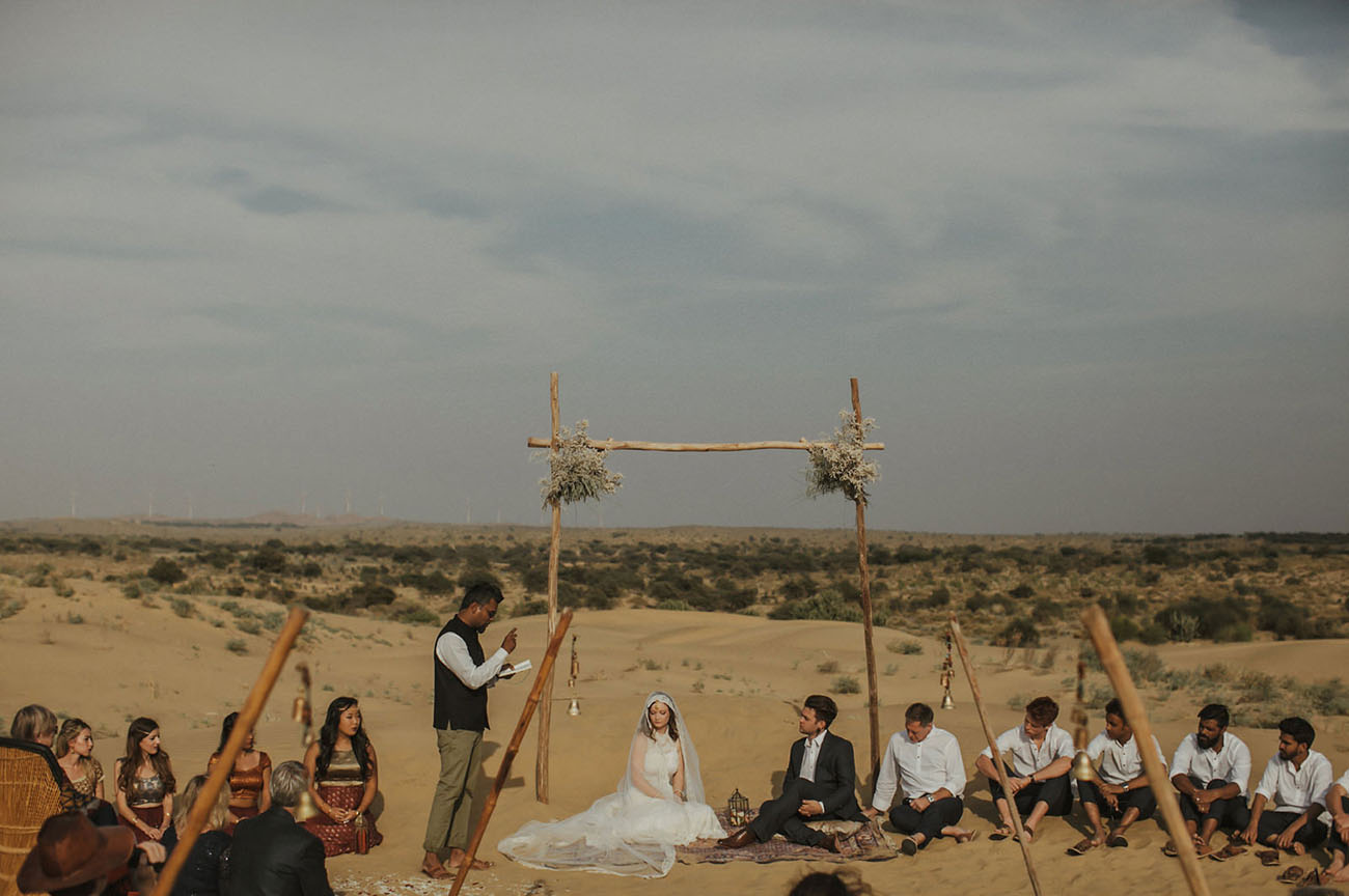 Nicole & Jordan's Intimate India Desert Wedding ideas, wedding, travel - Nicole & Jordan's Intimate India Desert Wedding