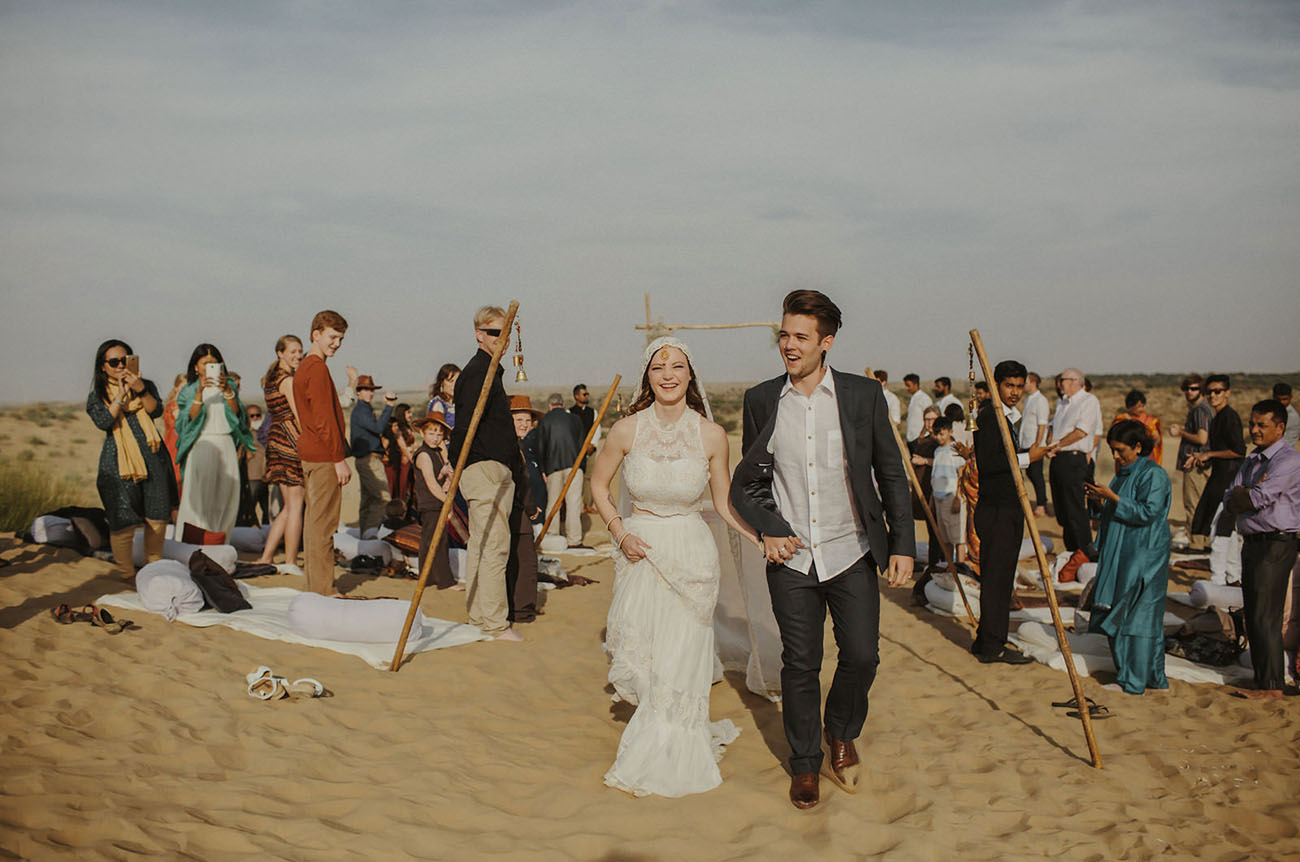 Nicole & Jordan's Intimate India Desert Wedding ideas, wedding, travel - Nicole & Jordan's Intimate India Desert Wedding