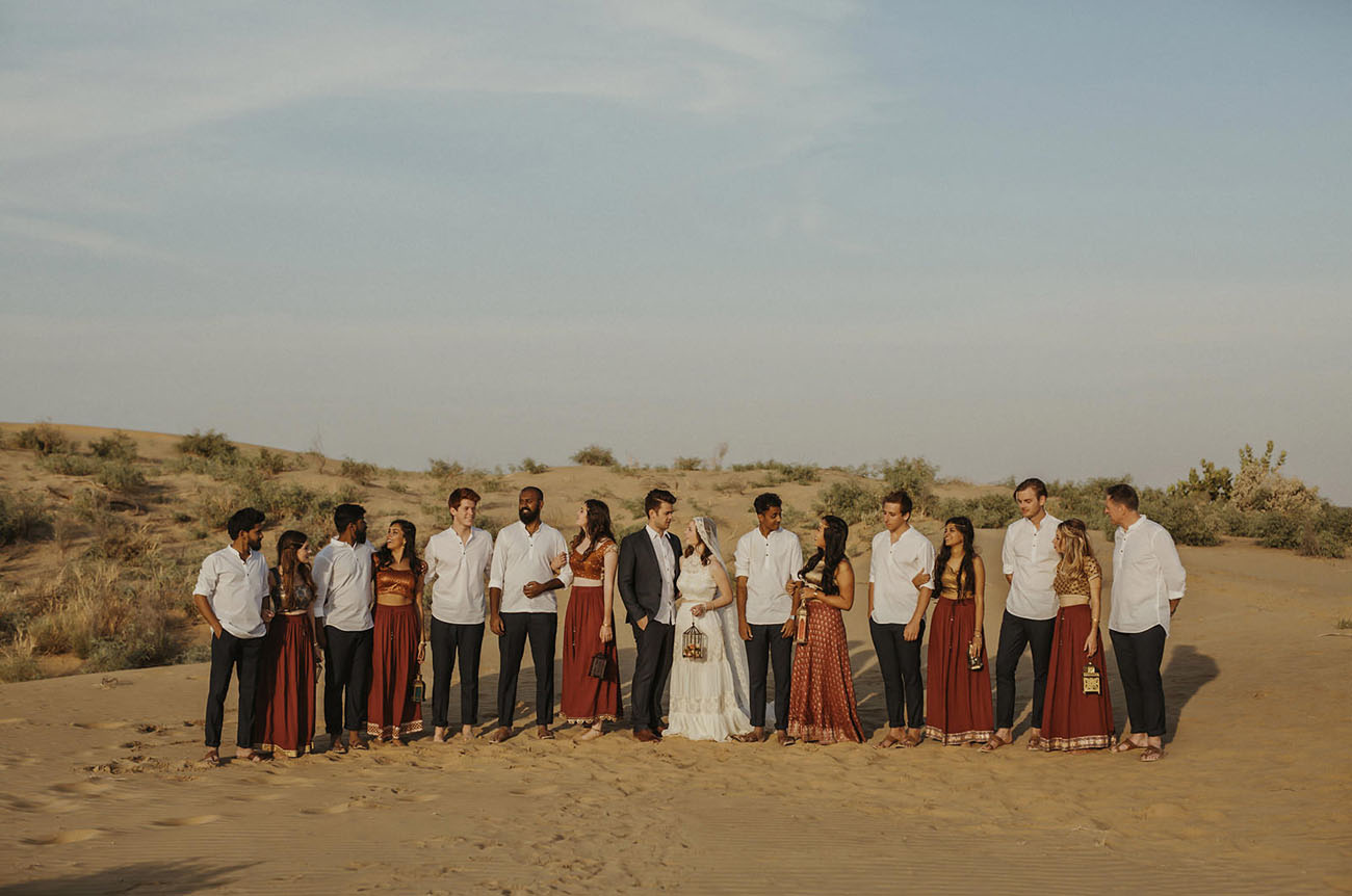 Nicole & Jordan's Intimate India Desert Wedding ideas, wedding, travel - Nicole & Jordan's Intimate India Desert Wedding