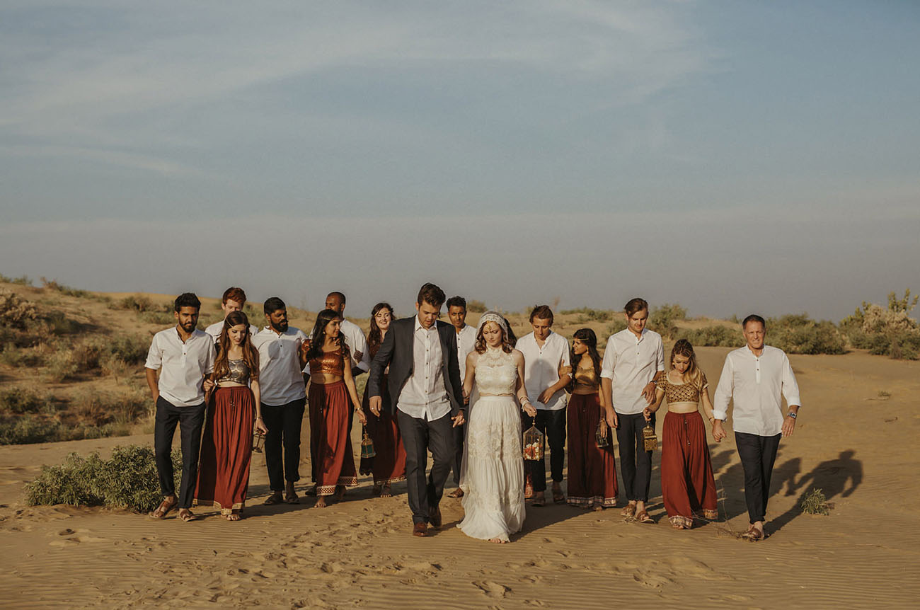 Nicole & Jordan's Intimate India Desert Wedding ideas, wedding, travel - Nicole & Jordan's Intimate India Desert Wedding