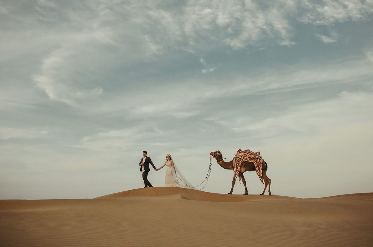 Nicole & Jordan's Intimate India Desert Wedding ideas, wedding, travel - Nicole & Jordan's Intimate India Desert Wedding