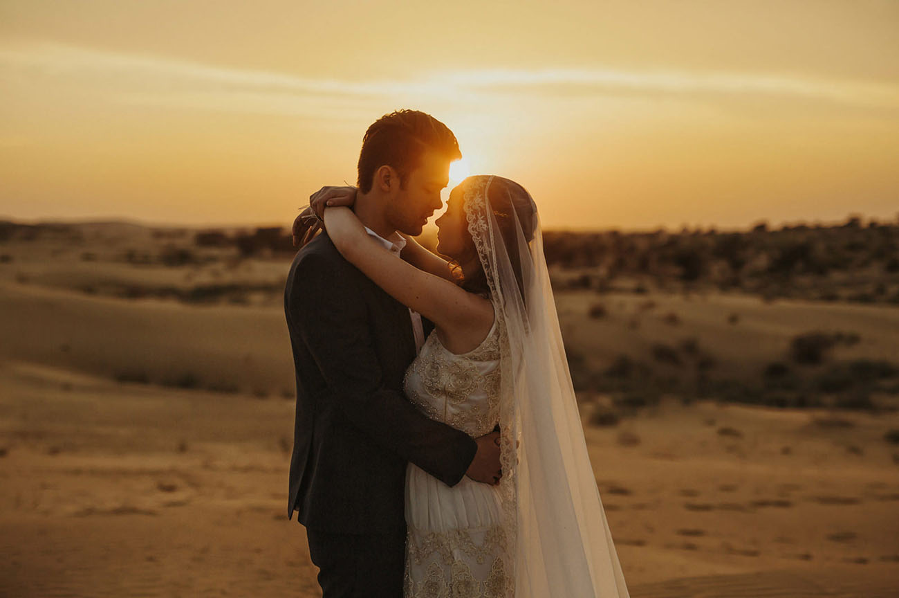 Nicole & Jordan's Intimate India Desert Wedding ideas, wedding, travel - Nicole & Jordan's Intimate India Desert Wedding