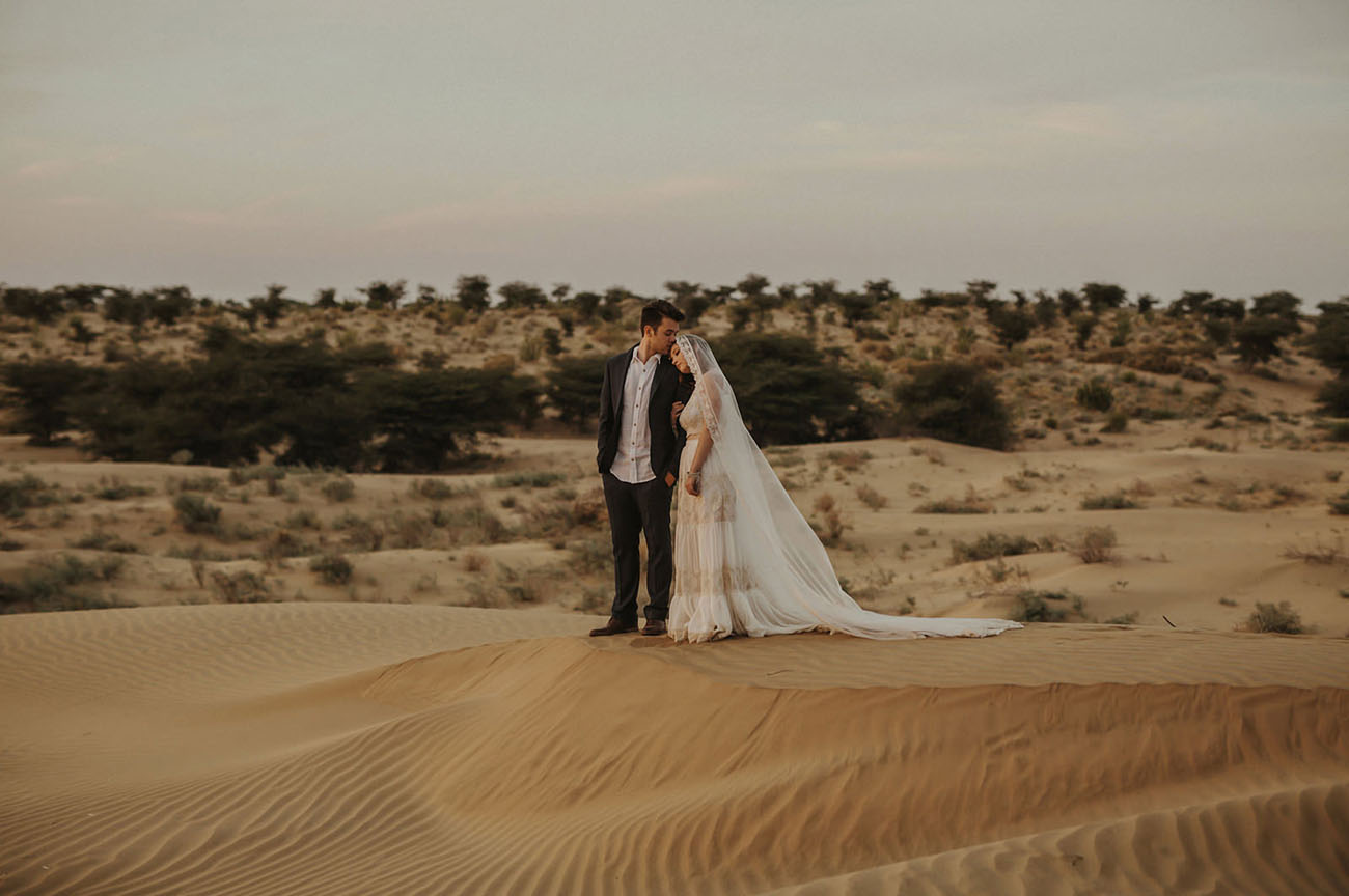 Nicole & Jordan's Intimate India Desert Wedding ideas, wedding, travel - Nicole & Jordan's Intimate India Desert Wedding