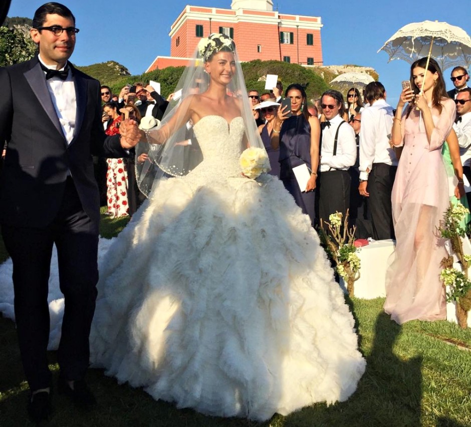 Giovanna Battaglia and Oscar Englebert's Lavish Wedding in Capri