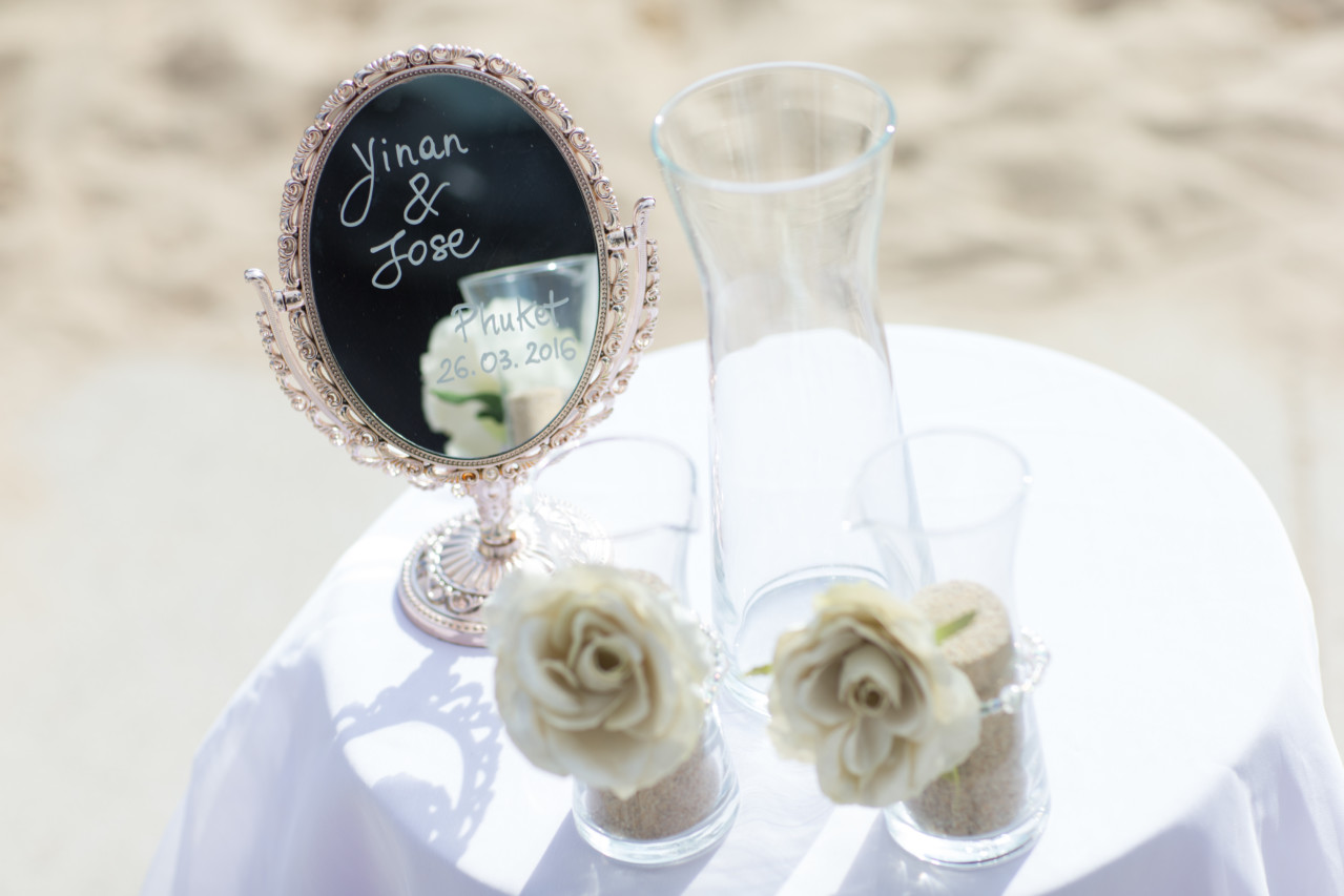 Yinan & Jose All-White Beachfront Wedding ideas, wedding, thailand, phuket - Yinan & Jose All-White Beachfront Wedding