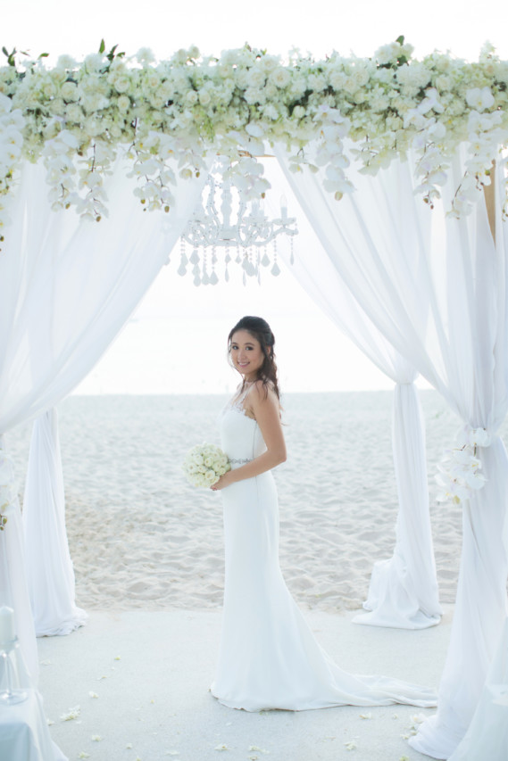 Yinan & Jose All-White Beachfront Wedding ideas, wedding, thailand, phuket - Yinan & Jose All-White Beachfront Wedding