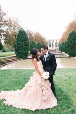 Mona & Christian's Pink and Gold Wedding at The Henry Ford Museum wedding - Mona & Christian's Pink and Gold Wedding at The Henry Ford Museum