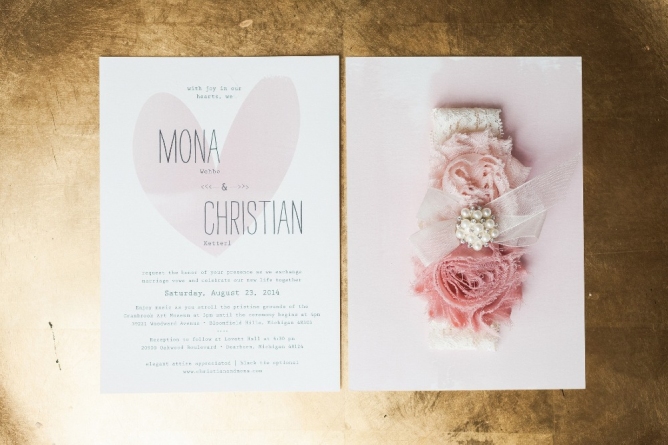 Mona & Christian's Pink and Gold Wedding at The Henry Ford Museum wedding - Mona & Christian's Pink and Gold Wedding at The Henry Ford Museum