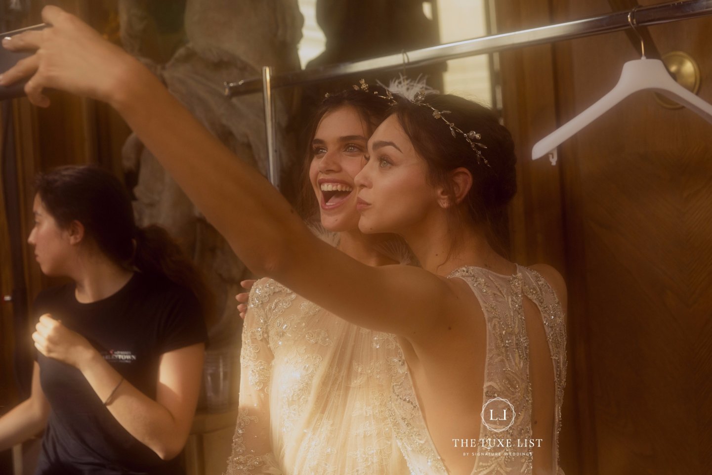 wedding, style-fashion, lookbook, evening-gowns - Backstage at Zuhair Murad Couture Fall 2017