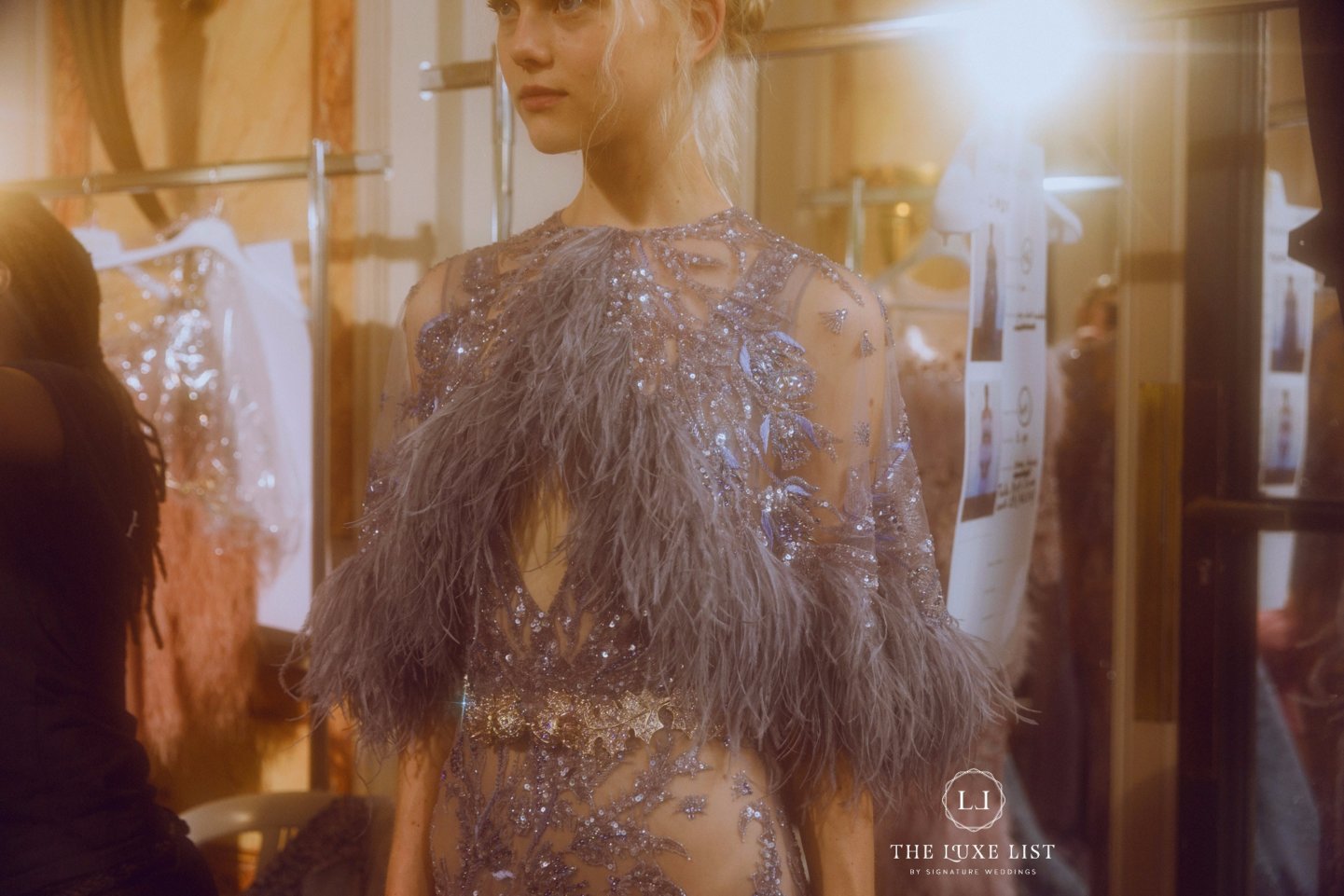 wedding, style-fashion, lookbook, evening-gowns - Backstage at Zuhair Murad Couture Fall 2017