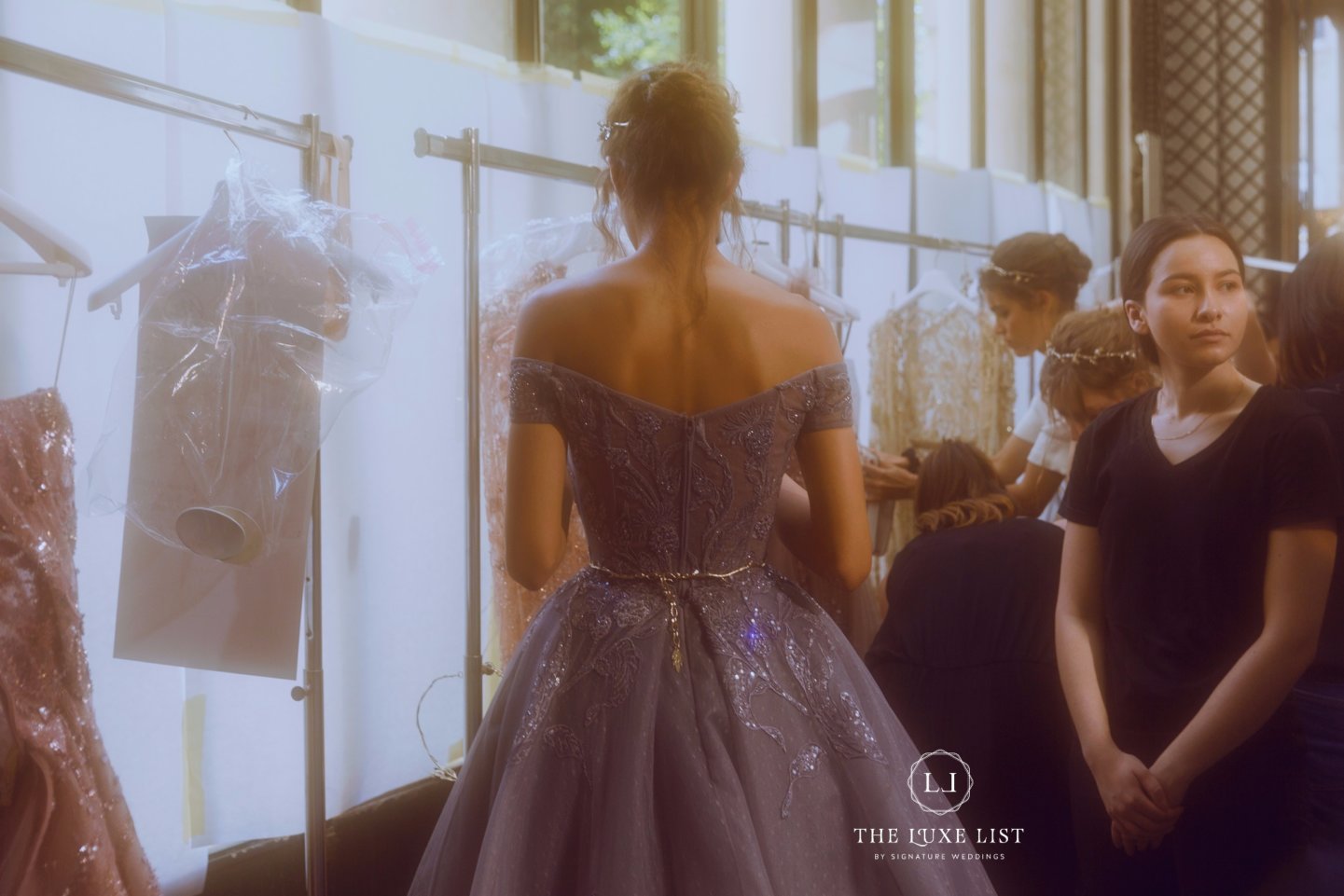 wedding, style-fashion, lookbook, evening-gowns - Backstage at Zuhair Murad Couture Fall 2017