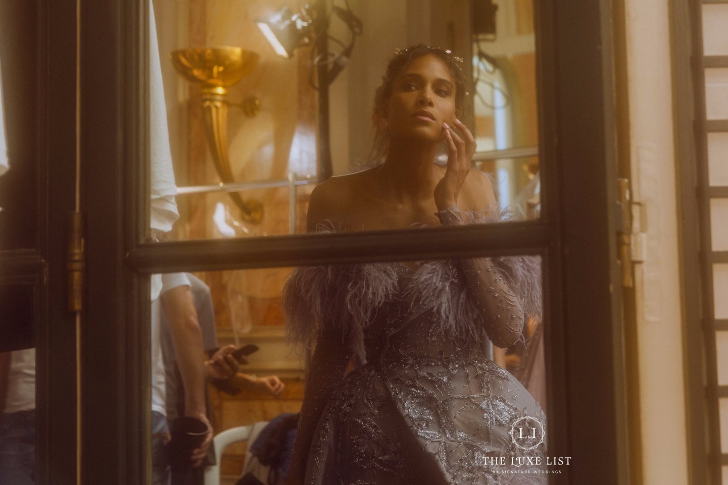 wedding, style-fashion, lookbook, evening-gowns - Backstage at Zuhair Murad Couture Fall 2017