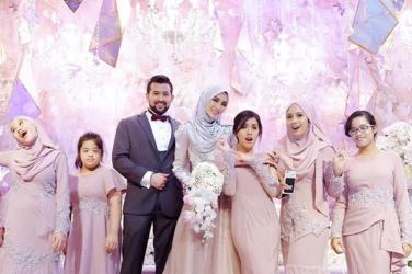 Hanis Arif & Irshad Razali wed in Beautiful Pastel Wedding wedding, malaysia, celebrity - Hanis Arif & Irshad Razali wed in Beautiful Pastel Wedding