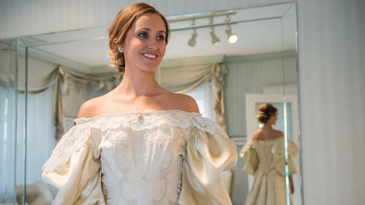 11th Bride Donned a Special Heirloom Wedding Gown of 120 years